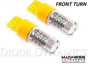 FIAT 500 LED Turn Signals 7443 HP48 LED - Amber - Pair FIAT 500 LED Turn Signals 7443 HP48 LED - Amber - Pair
